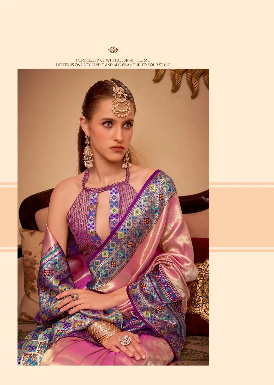 RajPath Fabrics Sarees Crafted With Tissue Silk Offer A Delicate Blend Of Elegance And Comfort