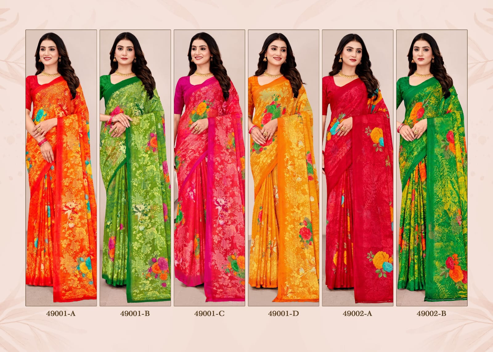 Ruchi Sarees Crafted From Chiffon Fabric Combine Traditional Artistry With Modern Elegance