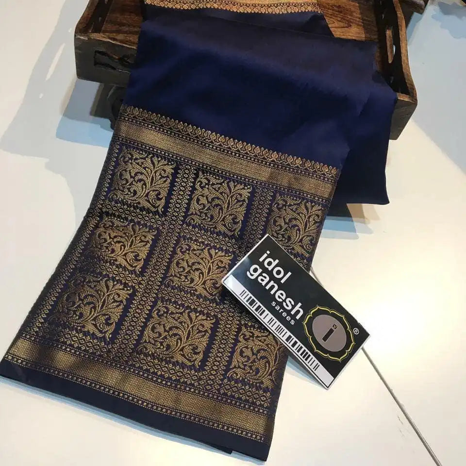 KP CREATION Sarees Feature Premium Soft Lichi Silk Cloth, Known For Its Smooth Texture