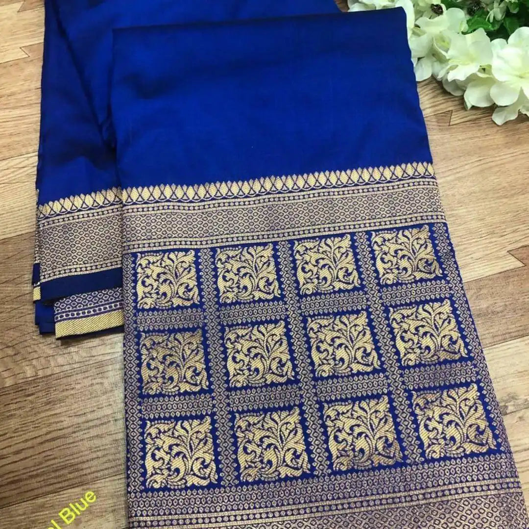 KP CREATION Sarees Feature Premium Soft Lichi Silk Cloth, Known For Its Smooth Texture