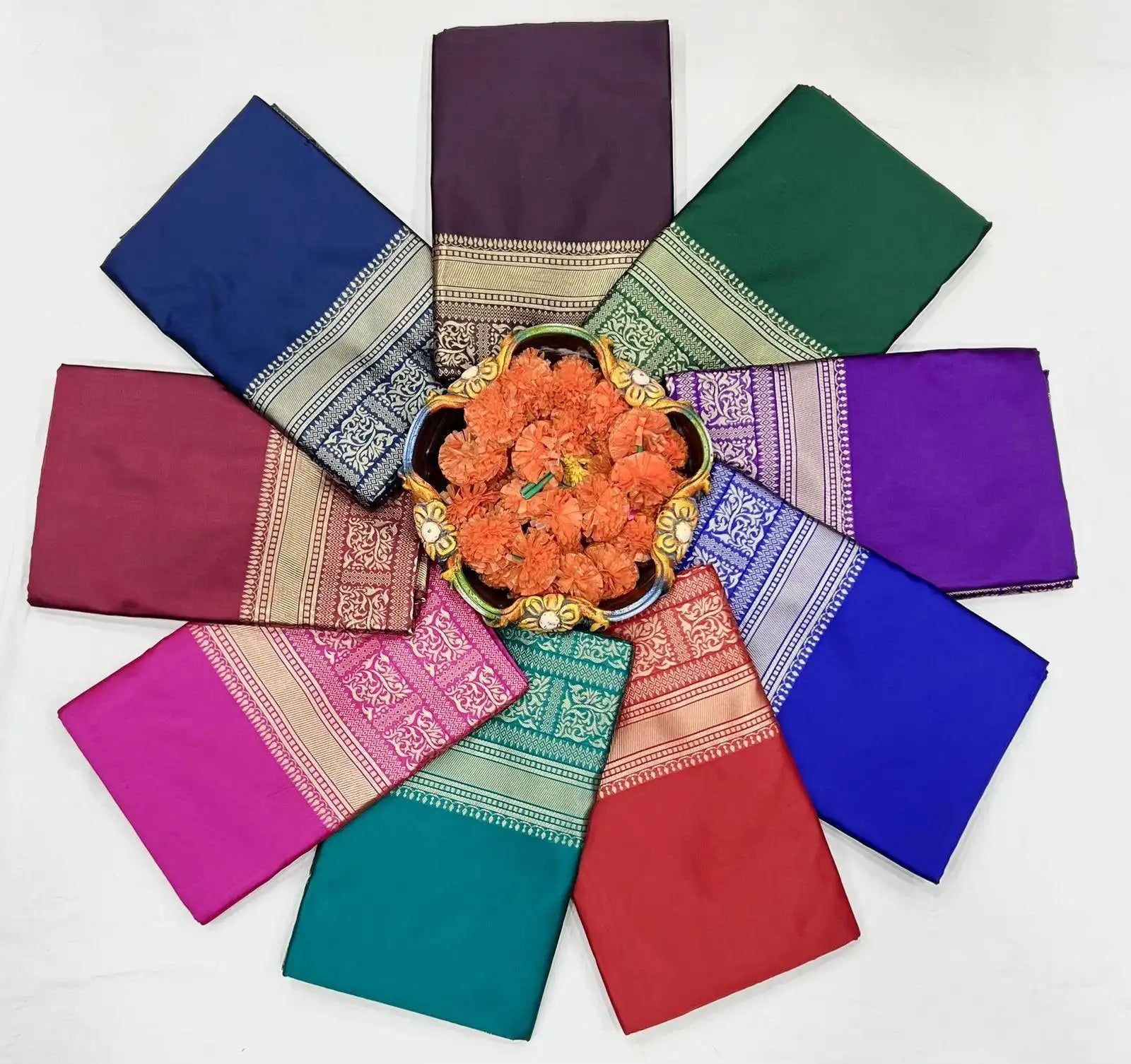 KP CREATION Sarees Feature Premium Soft Lichi Silk Cloth, Known For Its Smooth Texture