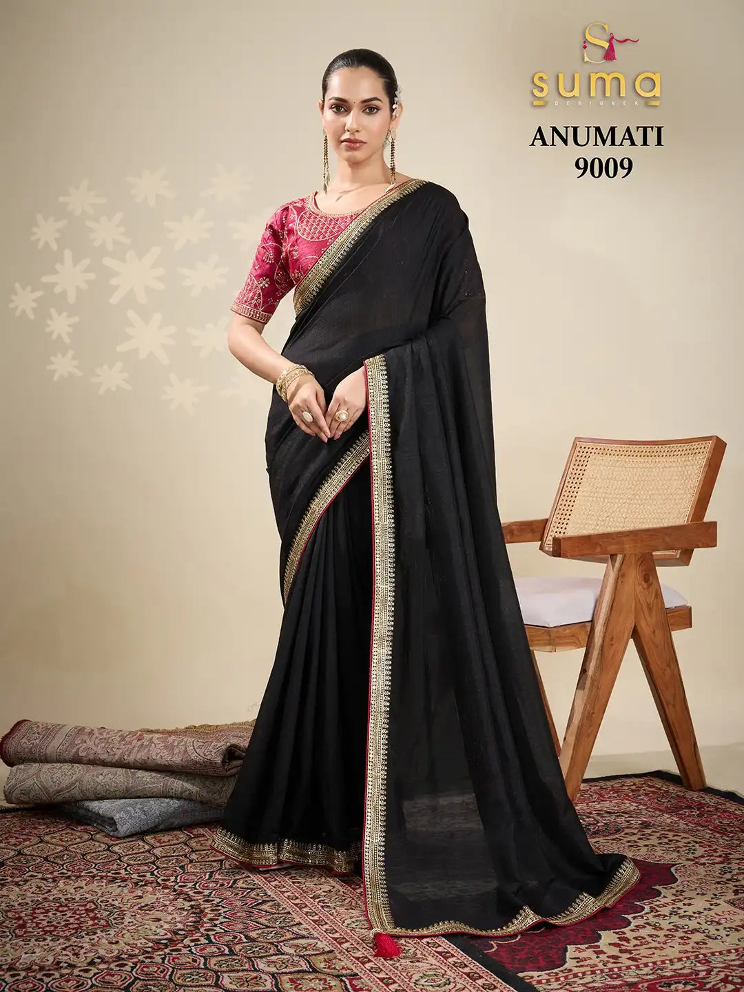 SUMA DESIGNER Sarees With Vichitra Fabric Offer A Unique Blend Of Elegance And Comfort