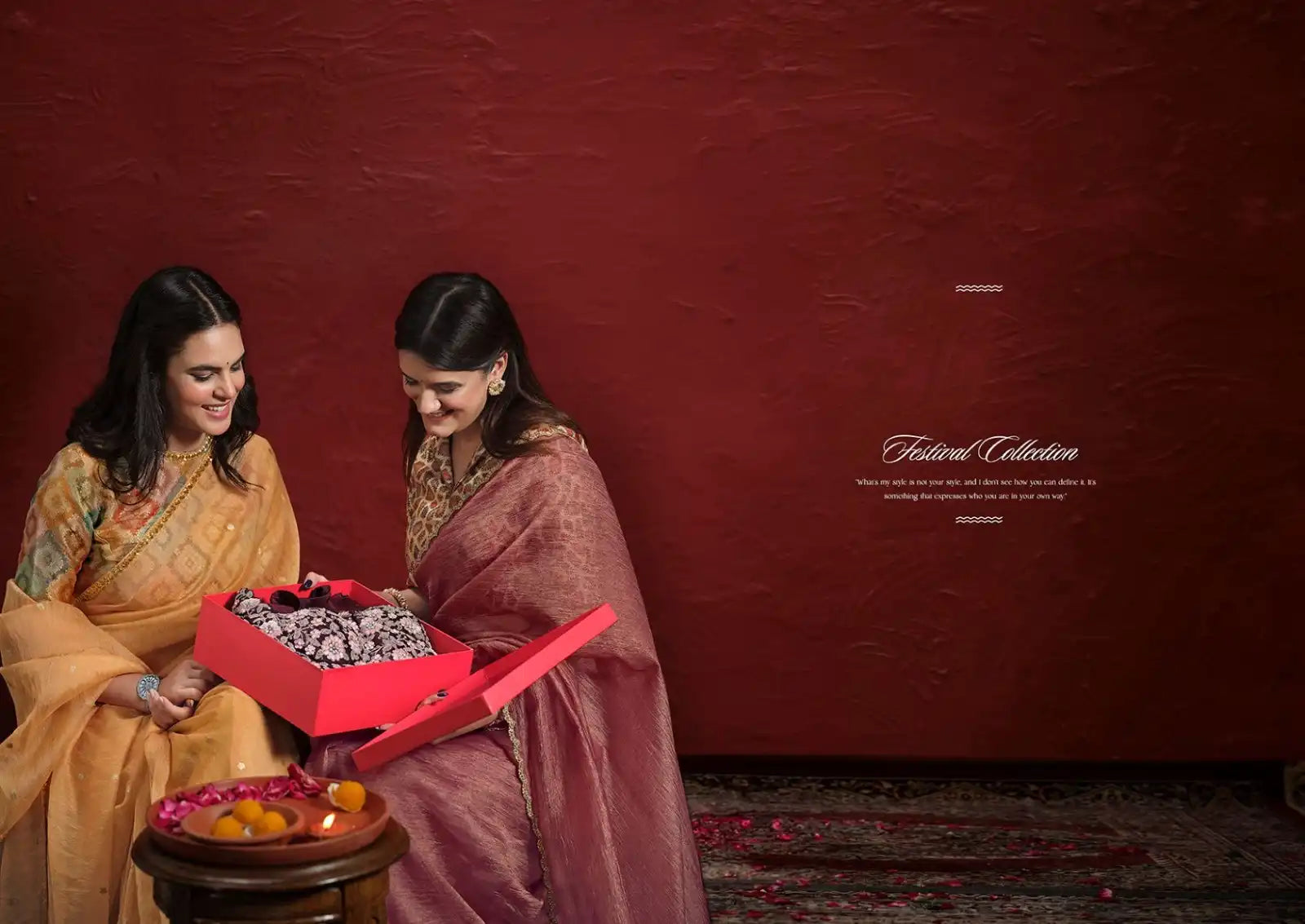 MAHOTSAV Sarees Feature A Sophisticated Blend of Multiple Fabrics Expertly Designed