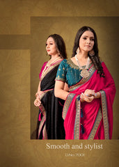 SUMA DESIGNER Sarees With Black Rangoli Showcase Exquisite Craftsmanship Through Detailed Rangoli Motifs