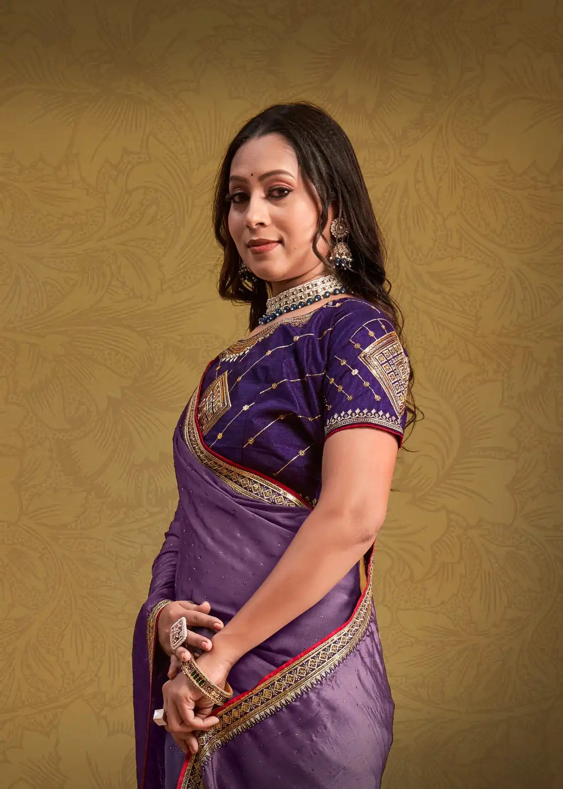 SUMA DESIGNER Sarees With Black Rangoli Showcase Exquisite Craftsmanship Through Detailed Rangoli Motifs
