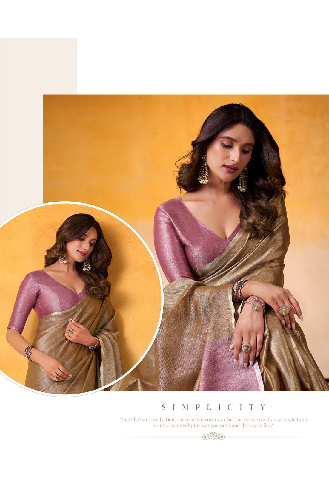 RajPath Fabrics Sarees Crafted From Premium Tissue Silk Offer A Luxurious Blend Of Softness