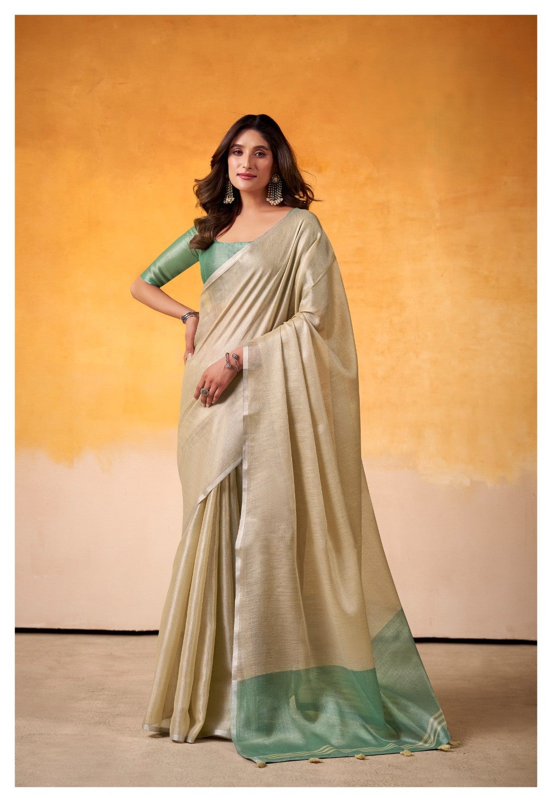 RajPath Fabrics Sarees Crafted From Premium Tissue Silk Offer A Luxurious Blend Of Softness