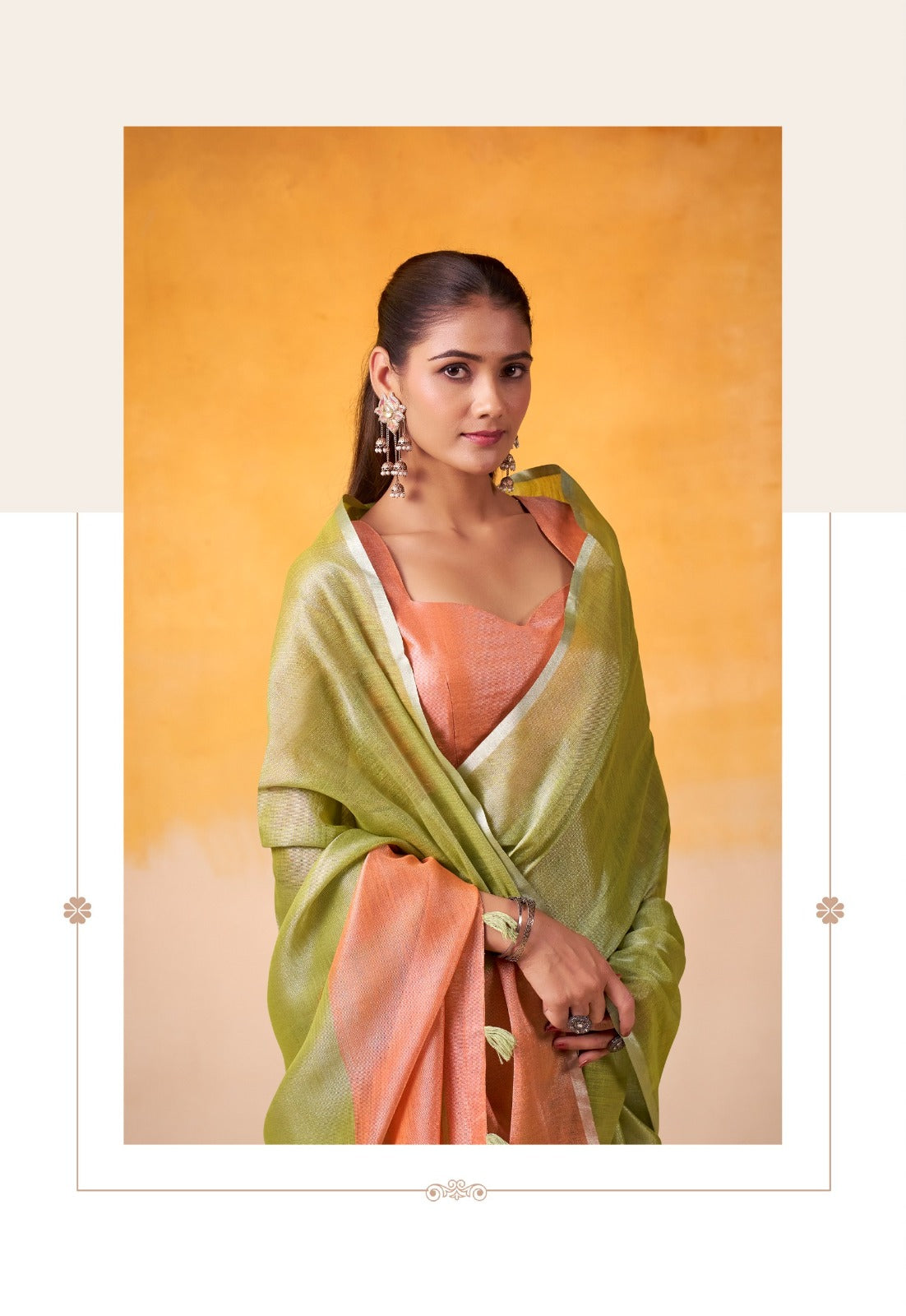 RajPath Fabrics Sarees Crafted From Premium Tissue Silk Offer A Luxurious Blend Of Softness