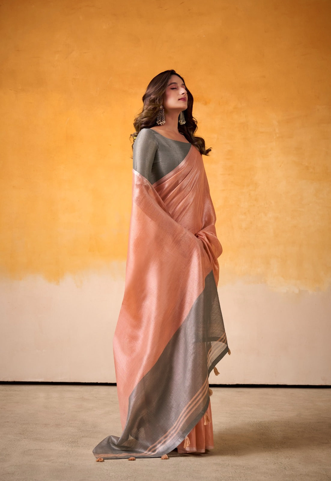 RajPath Fabrics Sarees Crafted From Premium Tissue Silk Offer A Luxurious Blend Of Softness