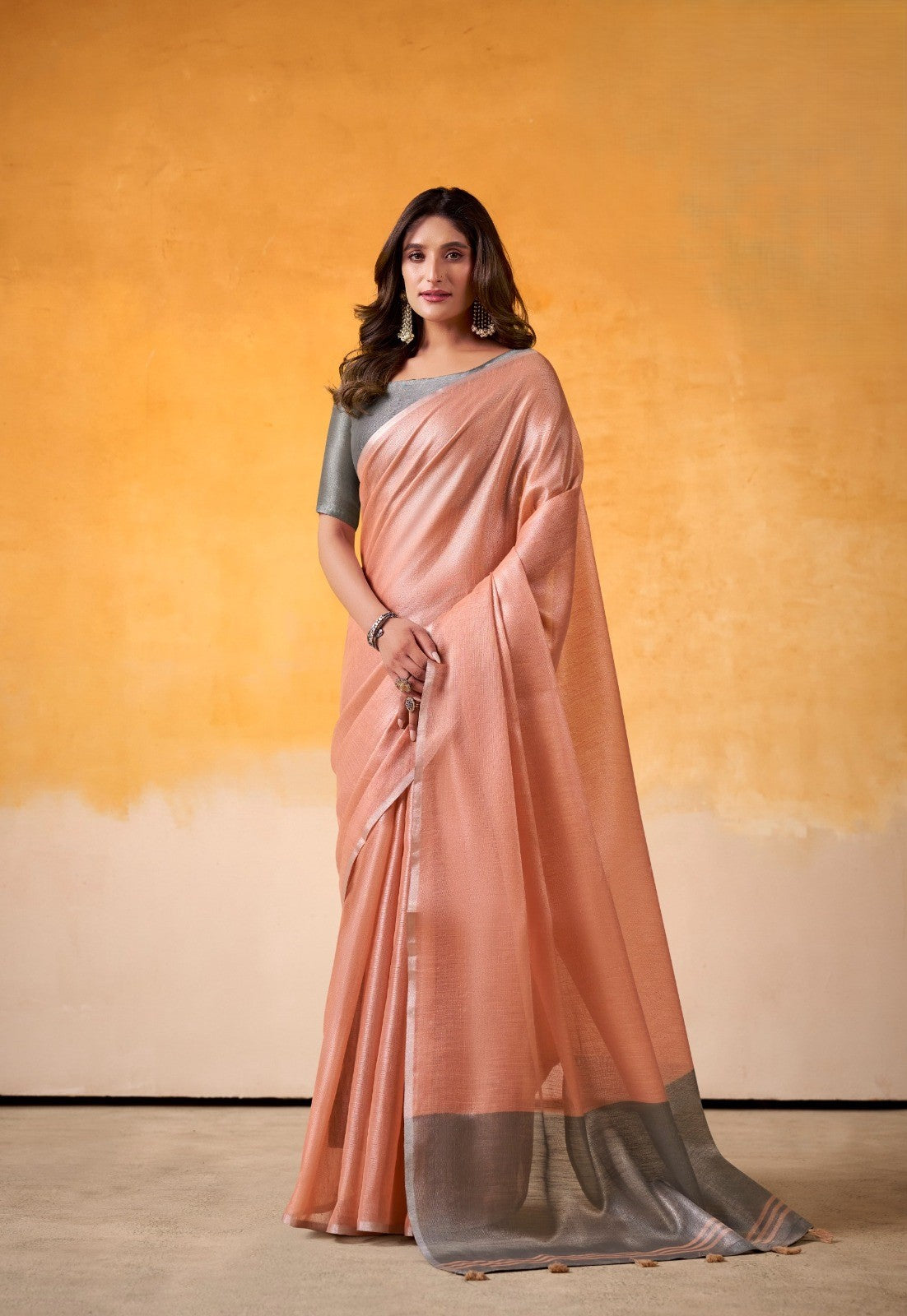 RajPath Fabrics Sarees Crafted From Premium Tissue Silk Offer A Luxurious Blend Of Softness