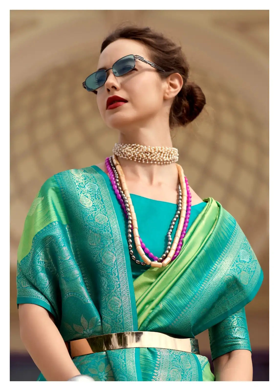 RajPath Fabric Sarees Showcase The Finest Pure Touch Soft Silk Enhanced By Intricate Zari Weaving