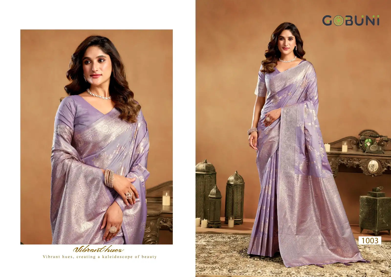 Gobuni Sarees Showcase A Rich Silk Pallu Adorned With Exquisite Zhallar Work Reflecting Expert Craftsmanship