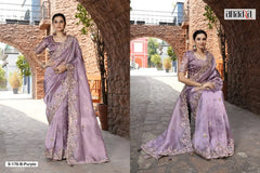Tathastu Sarees Showcase Pure Fancy Fabric Enhanced With Meticulous Embroidery