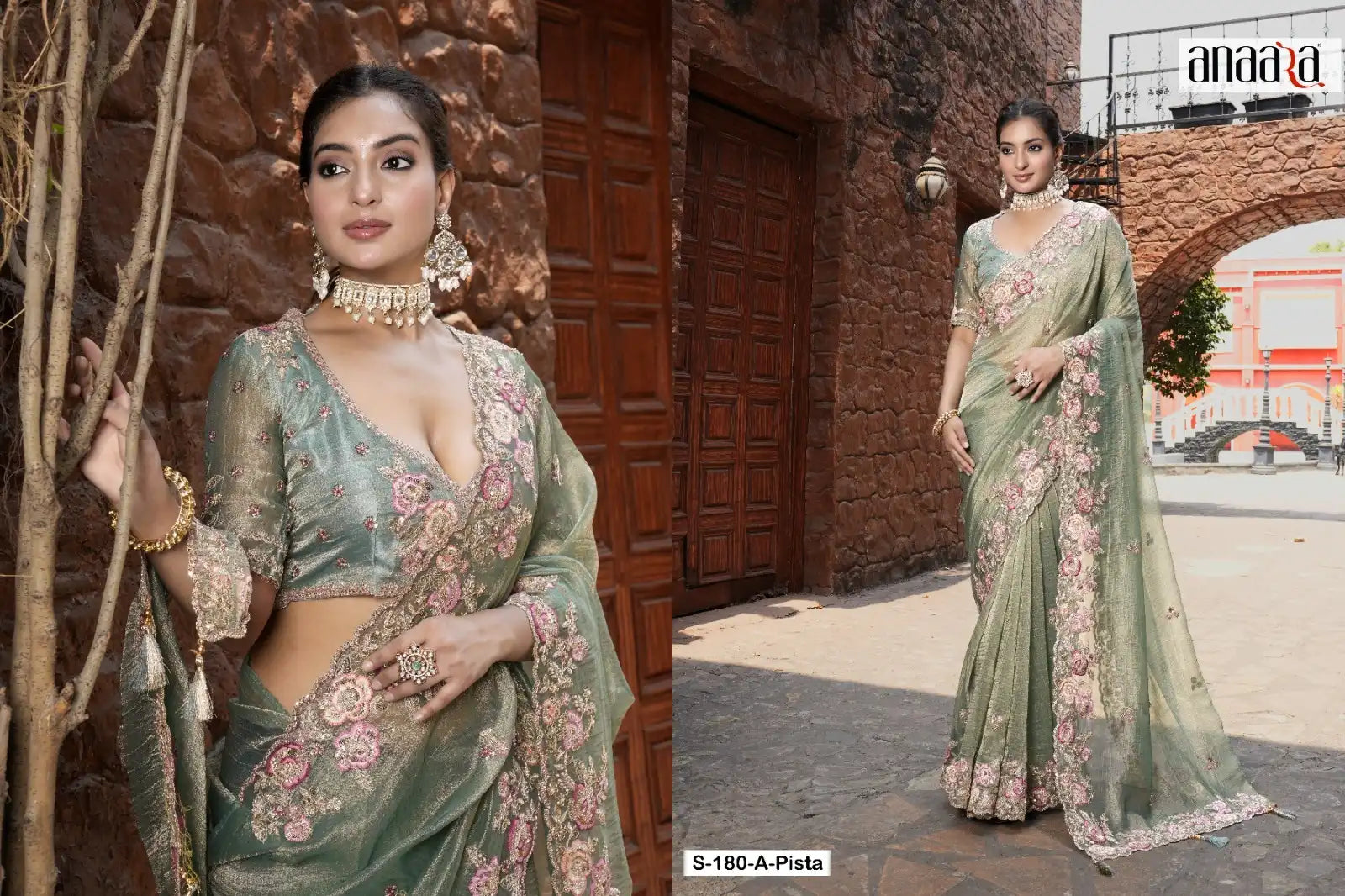 Tathastu Sarees Showcase Pure Fancy Fabric Enhanced With Meticulous Embroidery