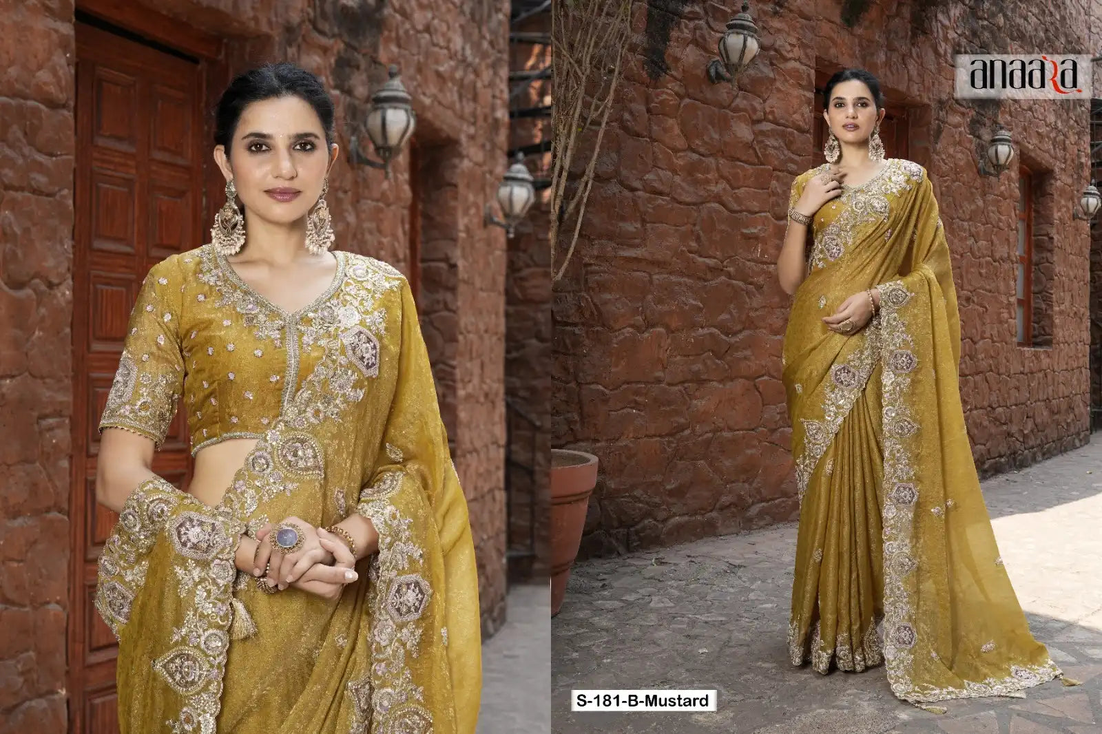 Tathastu Sarees Showcase Pure Fancy Fabric Enhanced With Meticulous Embroidery