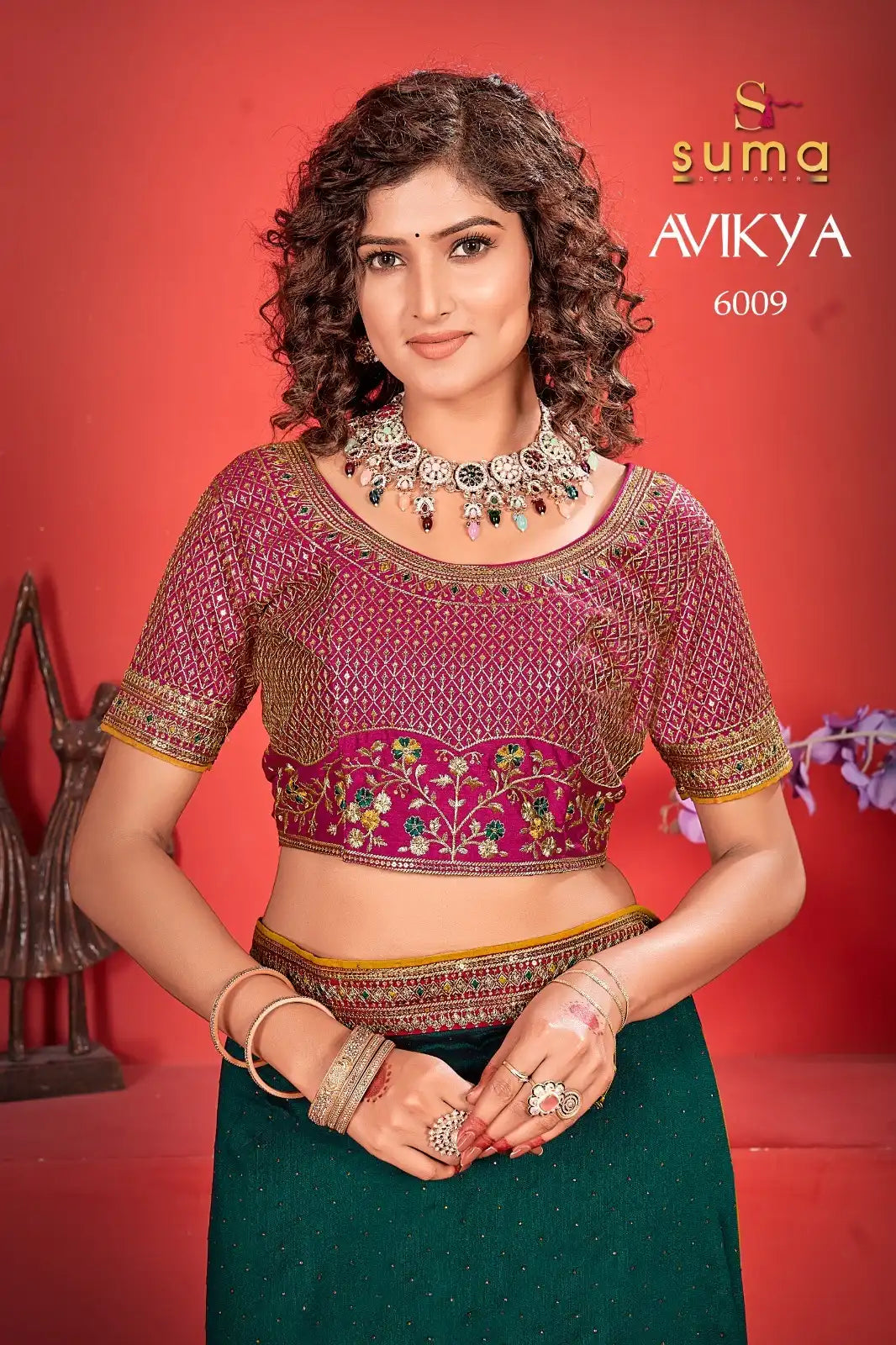 Suma Designer Sarees Crafted With Exquisite Vichitra Fabric Offer A Unique Blend Of Elegance