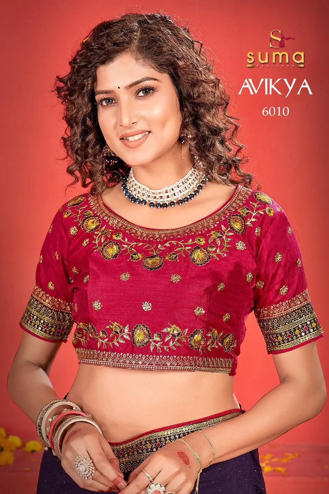 Suma Designer Sarees Crafted With Exquisite Vichitra Fabric Offer A Unique Blend Of Elegance