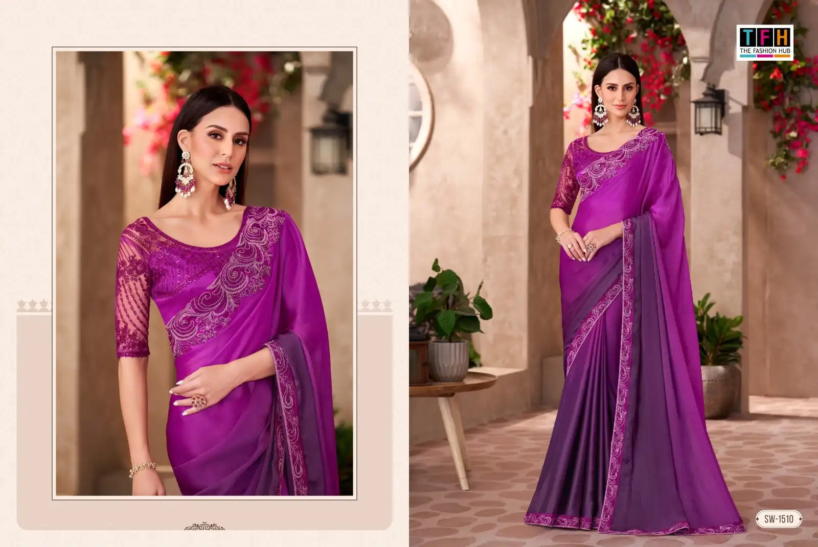 The Fashion Hub Sarees Crafted From Multifabric Blend Various Textiles To Deliver A Perfect Balance Of Comfort