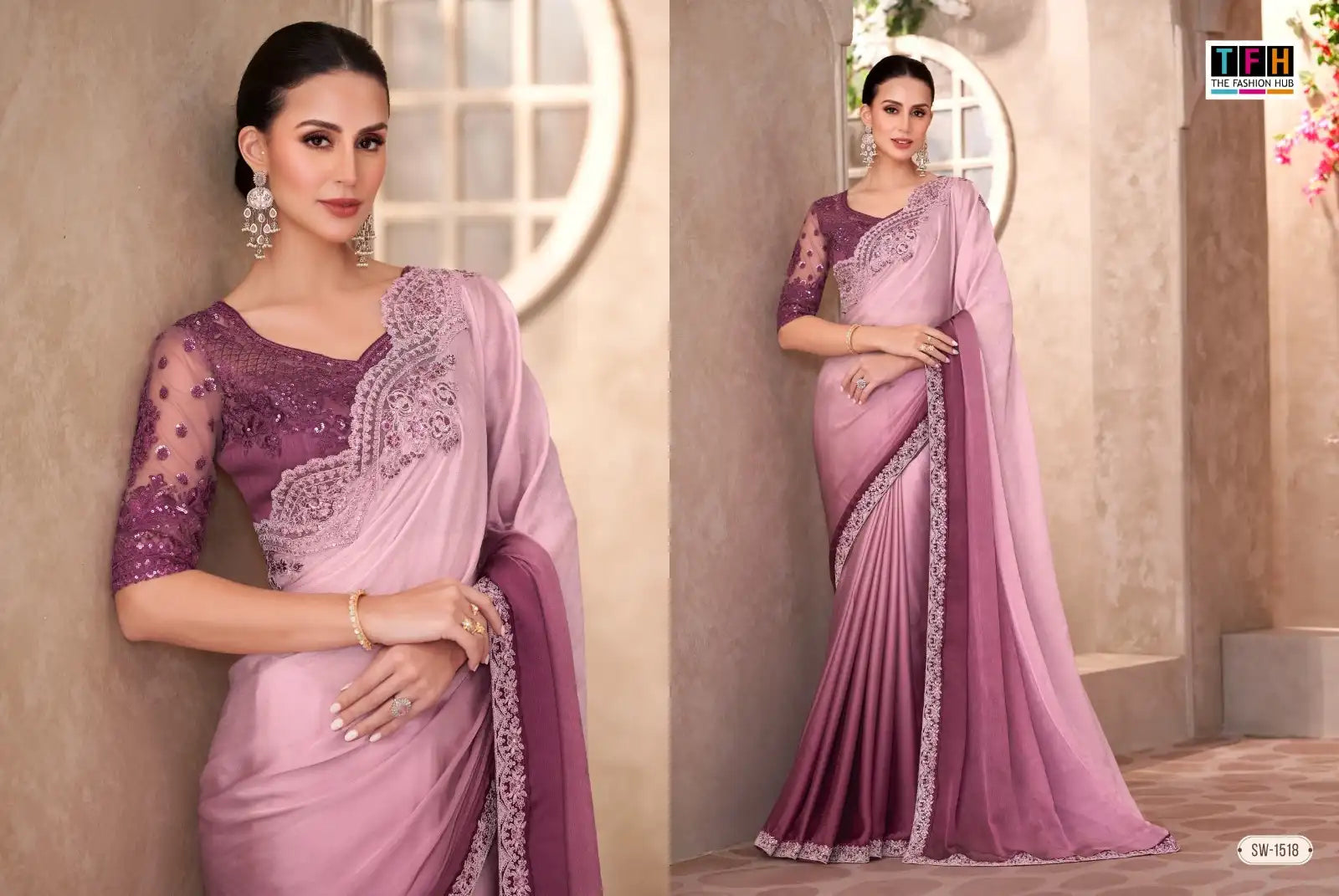The Fashion Hub Sarees Crafted From Multifabric Blend Various Textiles To Deliver A Perfect Balance Of Comfort