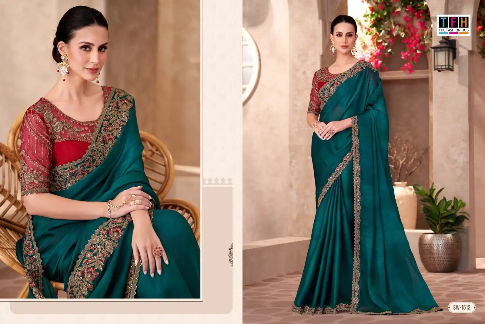 The Fashion Hub Sarees Crafted From Multifabric Blend Various Textiles To Deliver A Perfect Balance Of Comfort