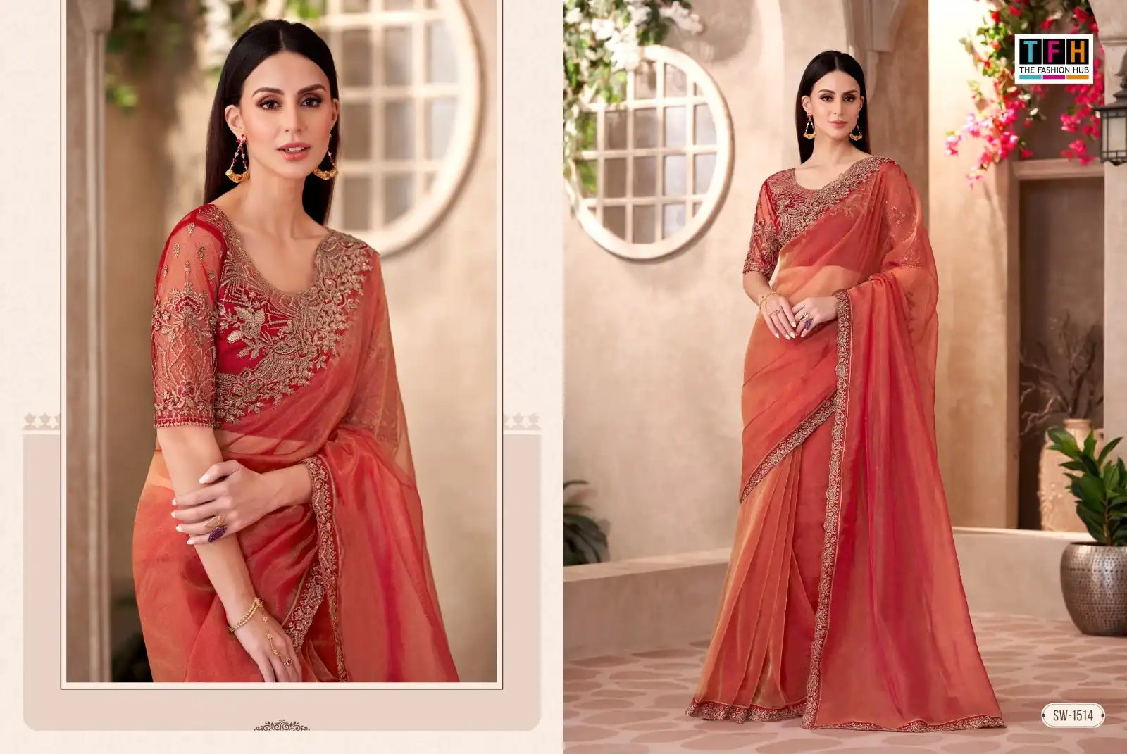 The Fashion Hub Sarees Crafted From Multifabric Blend Various Textiles To Deliver A Perfect Balance Of Comfort