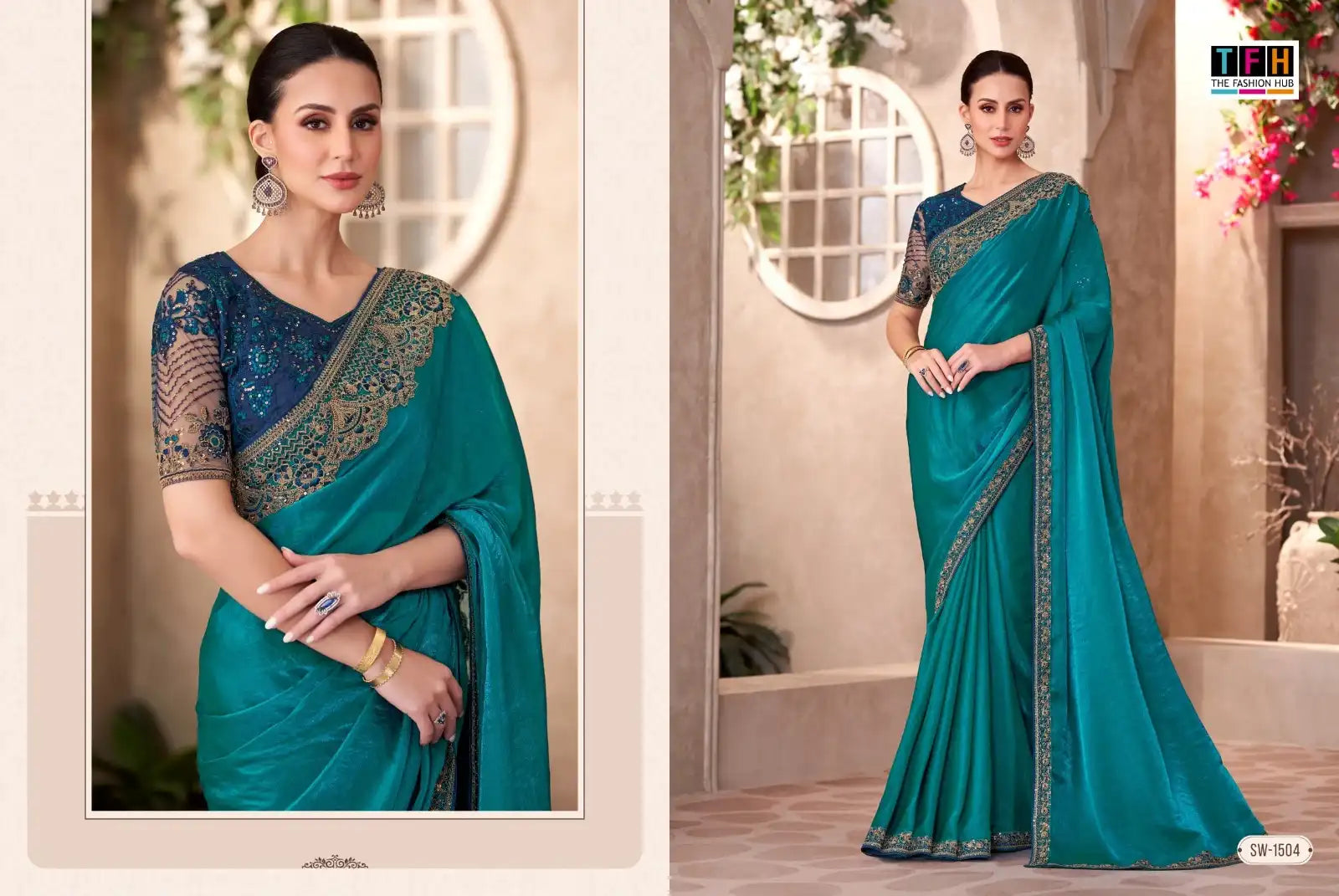 The Fashion Hub Sarees Crafted From Multifabric Blend Various Textiles To Deliver A Perfect Balance Of Comfort