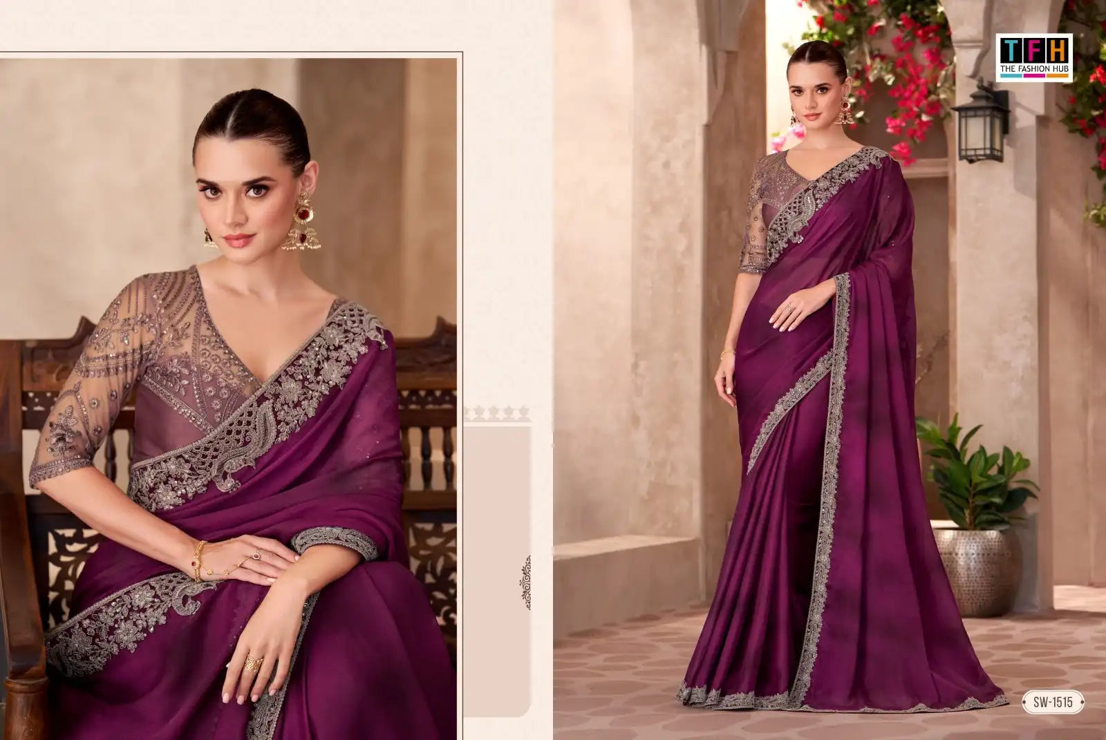 The Fashion Hub Sarees Crafted From Multifabric Blend Various Textiles To Deliver A Perfect Balance Of Comfort