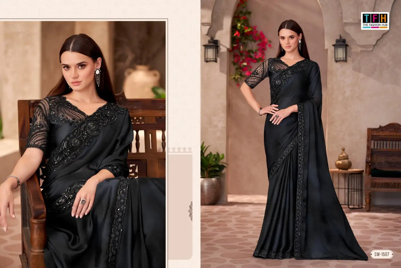 The Fashion Hub Sarees Crafted From Multifabric Blend Various Textiles To Deliver A Perfect Balance Of Comfort