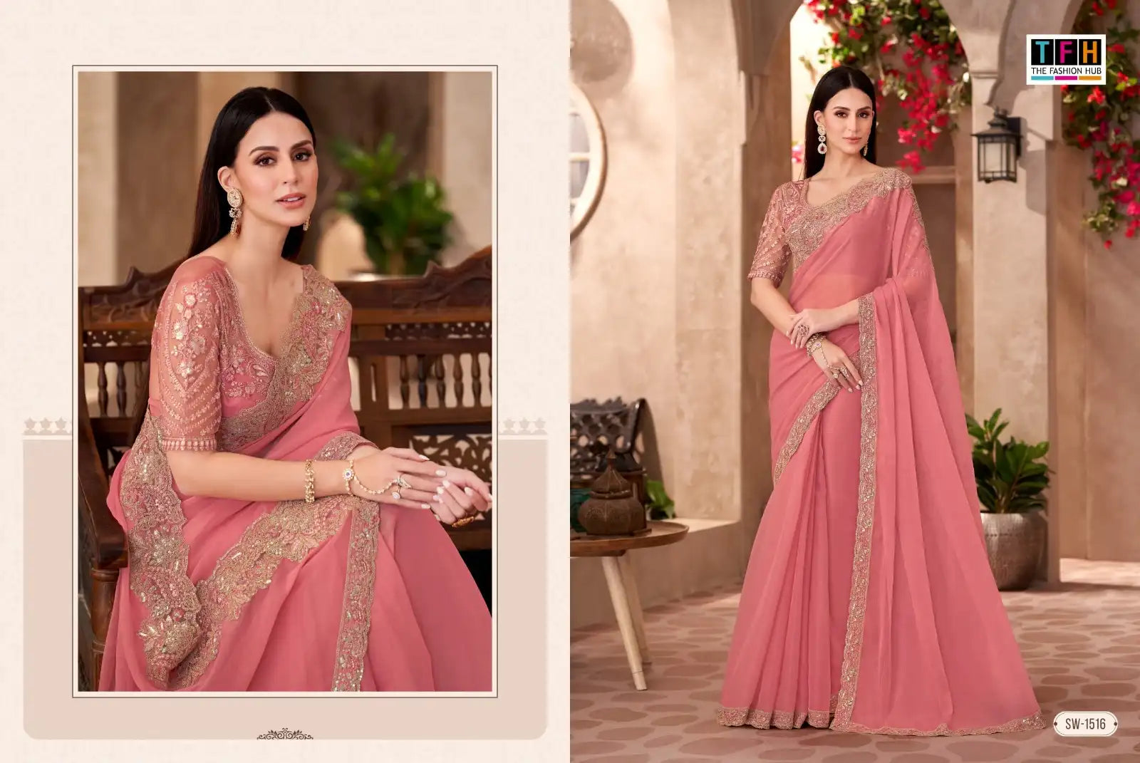 The Fashion Hub Sarees Crafted From Multifabric Blend Various Textiles To Deliver A Perfect Balance Of Comfort