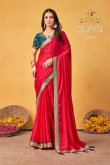 The Suma Designer Saree With Black Rangoli Showcases Exquisite Craftsmanship