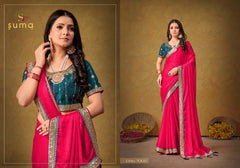 The Suma Designer Saree With Black Rangoli Showcases Exquisite Craftsmanship