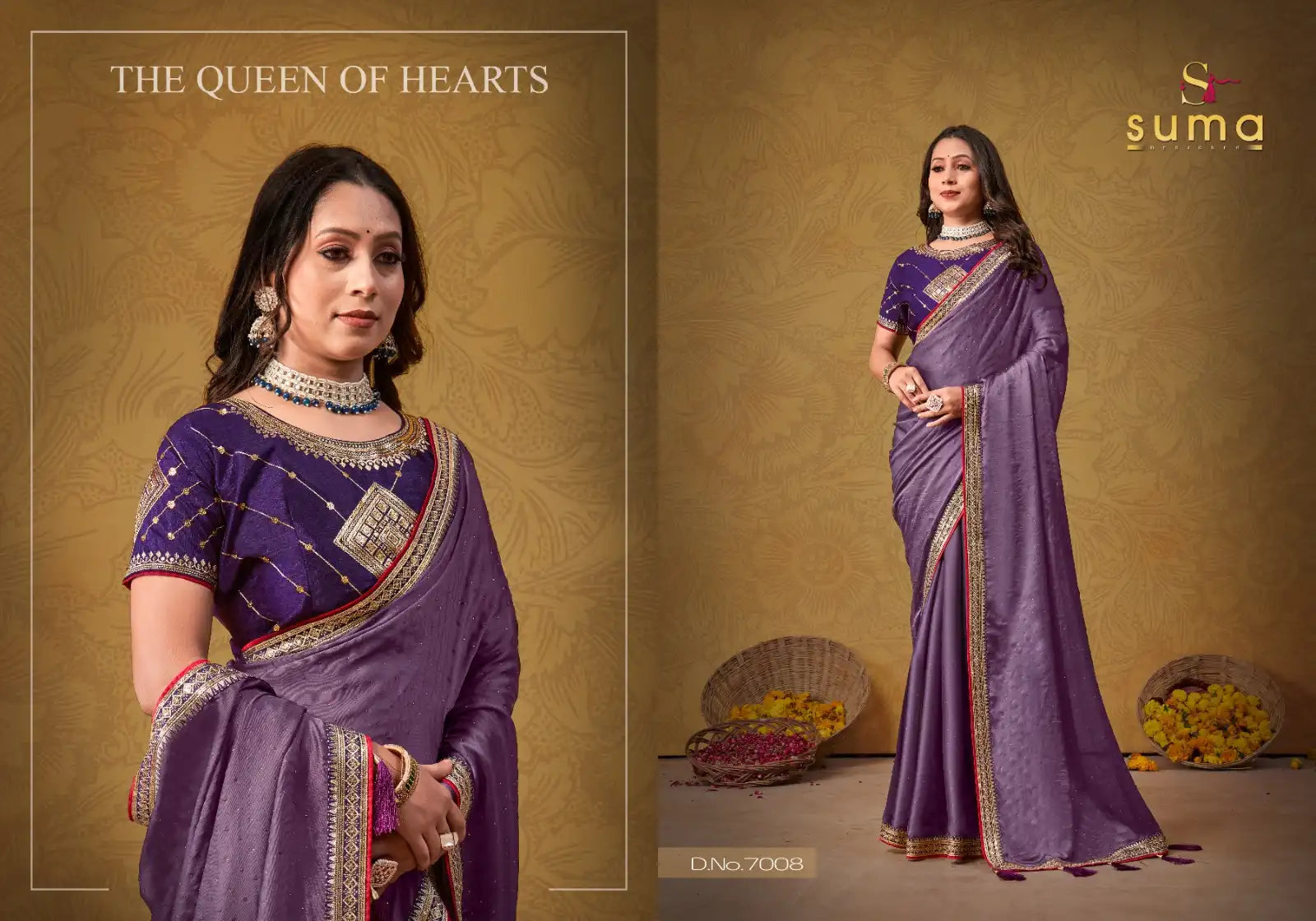 The Suma Designer Saree With Black Rangoli Showcases Exquisite Craftsmanship