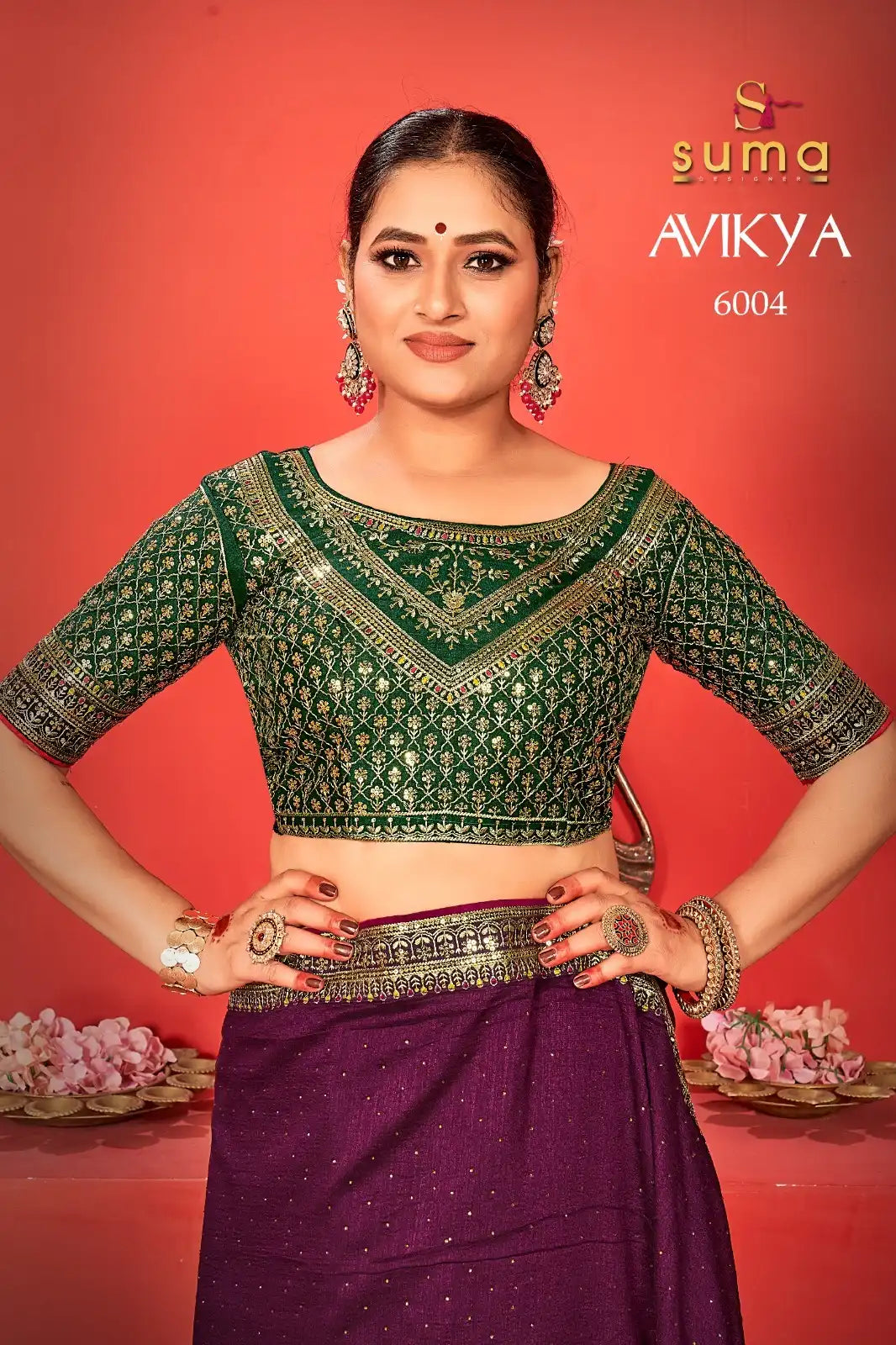 Suma Designer Sarees Crafted With Exquisite Vichitra Fabric Offer A Unique Blend Of Elegance