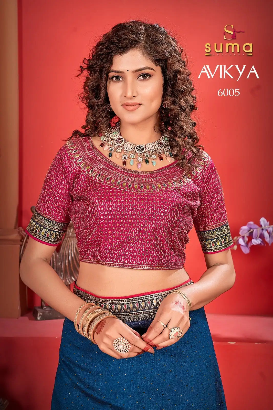 Suma Designer Sarees Crafted With Exquisite Vichitra Fabric Offer A Unique Blend Of Elegance