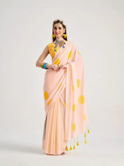 MONO POLEY Archie Georgette Saree Combines Lightweight Comfort With Sophisticated Style