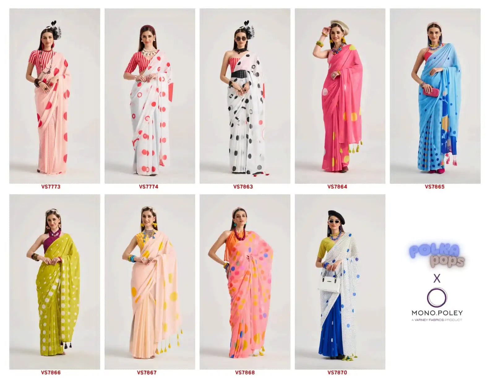 MONO POLEY Archie Georgette Saree Combines Lightweight Comfort With Sophisticated Style