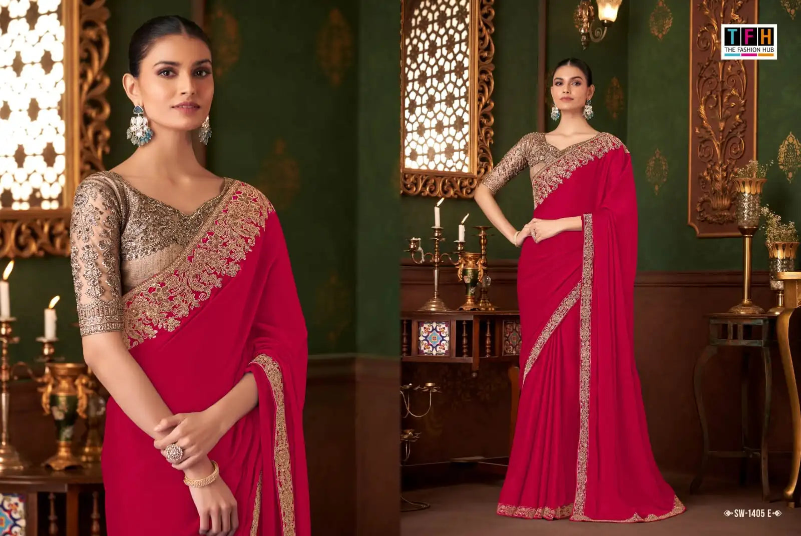 The Fashion Hub Pioneer Silk Chiffon Sarees Combine The Delicate Elegance Of Chiffon With Rich Silk Texture