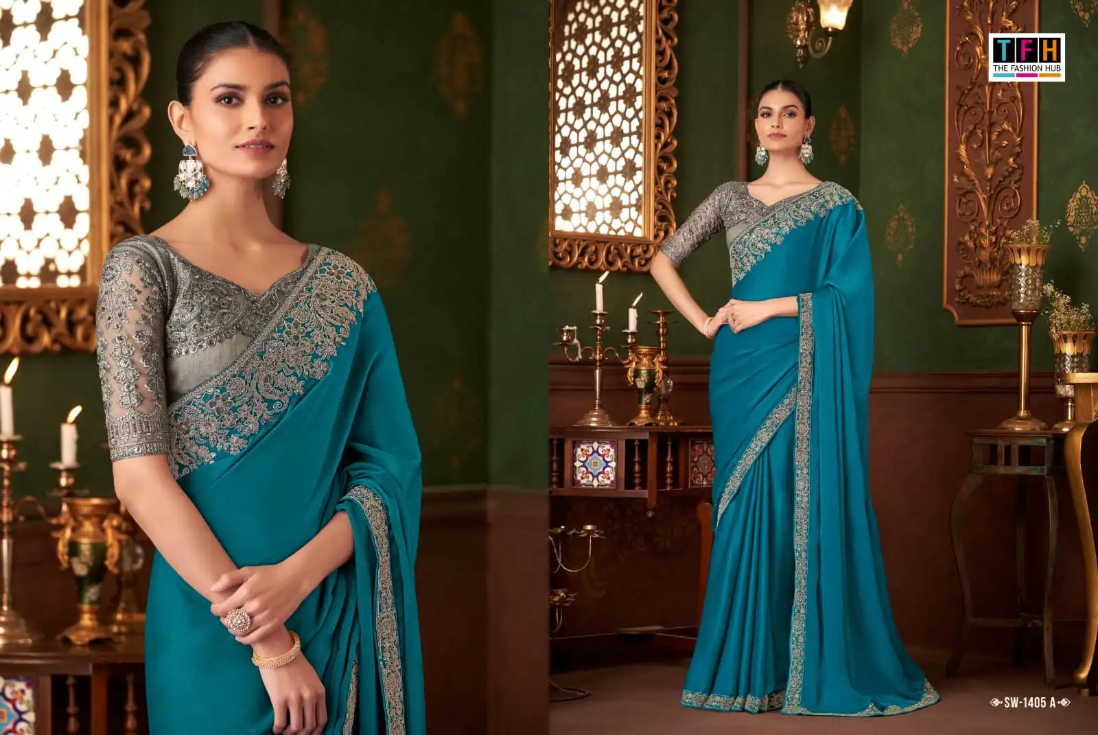 The Fashion Hub Pioneer Silk Chiffon Sarees Combine The Delicate Elegance Of Chiffon With Rich Silk Texture
