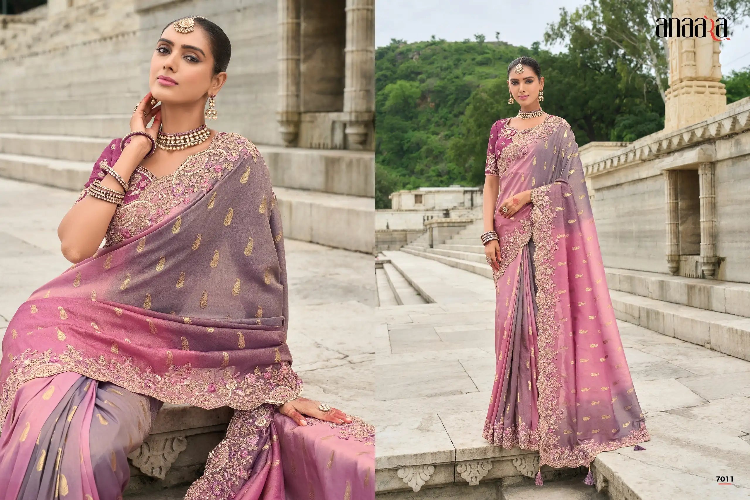 Tathastu Silk Sarees Showcase Expert Craftsmanship With Detailed Embroidery And Cut Work