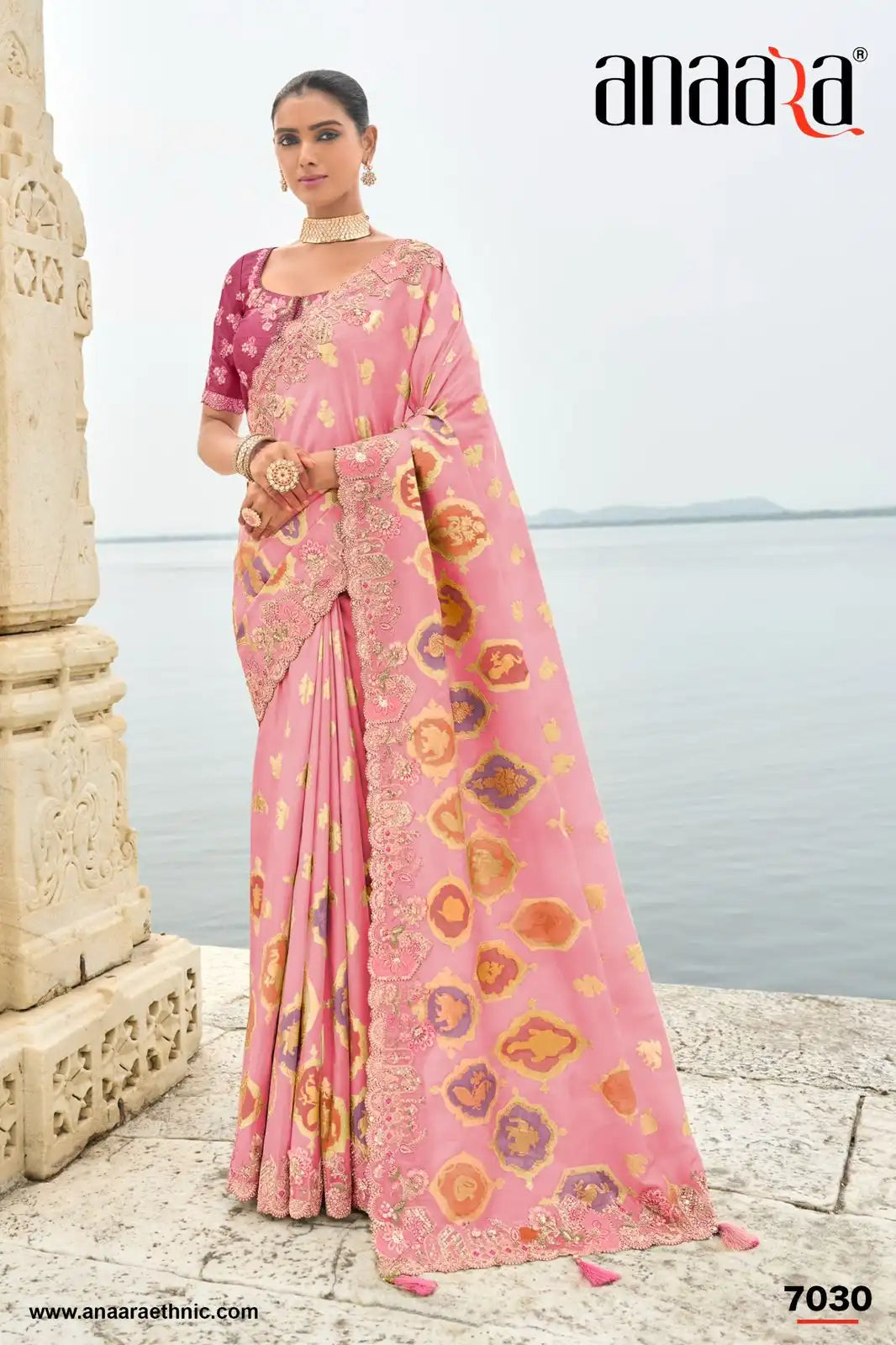 Tathastu Silk Sarees Showcase Expert Craftsmanship With Detailed Embroidery And Cut Work