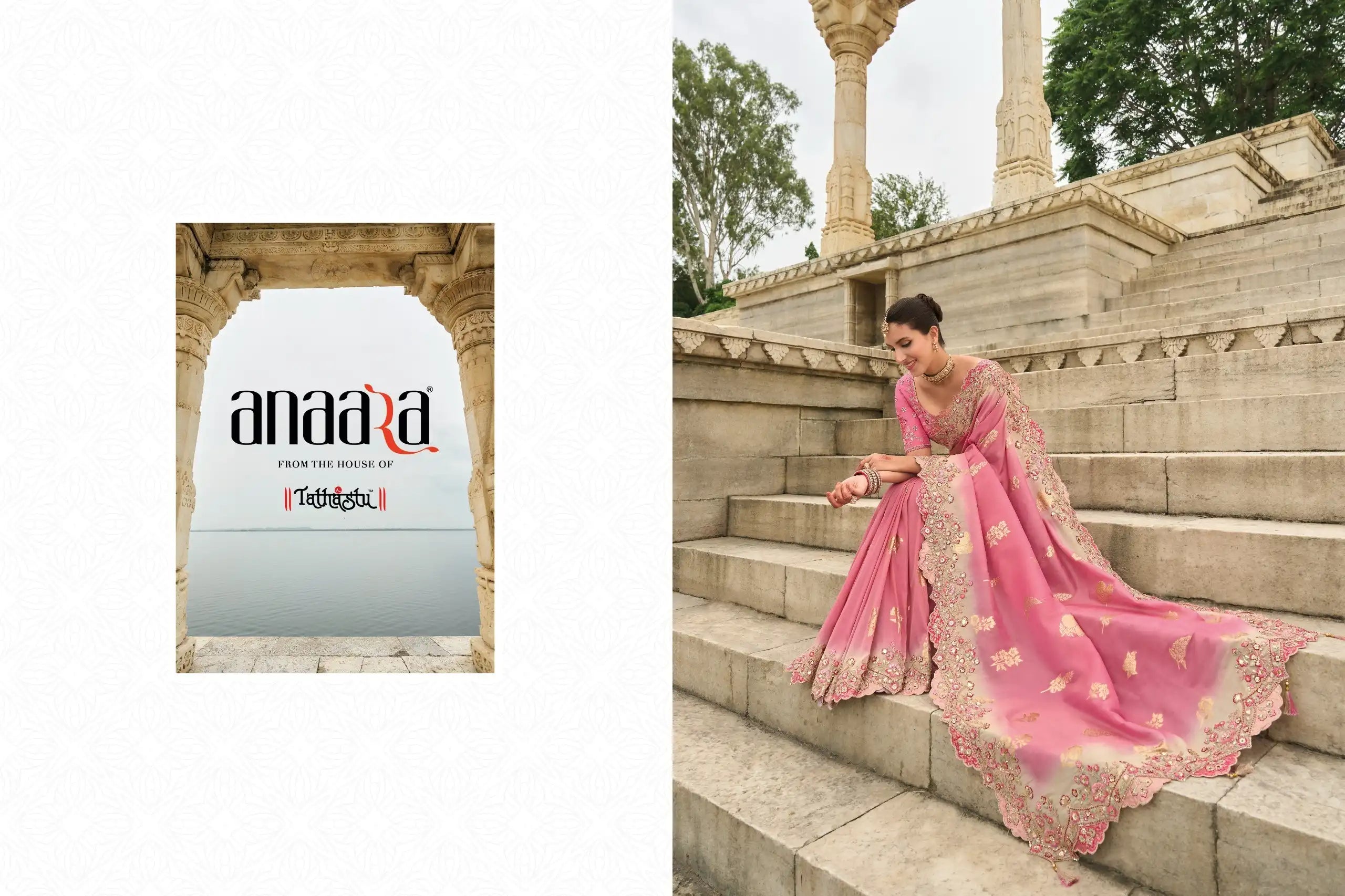 Tathastu Silk Sarees Showcase Expert Craftsmanship With Detailed Embroidery And Cut Work
