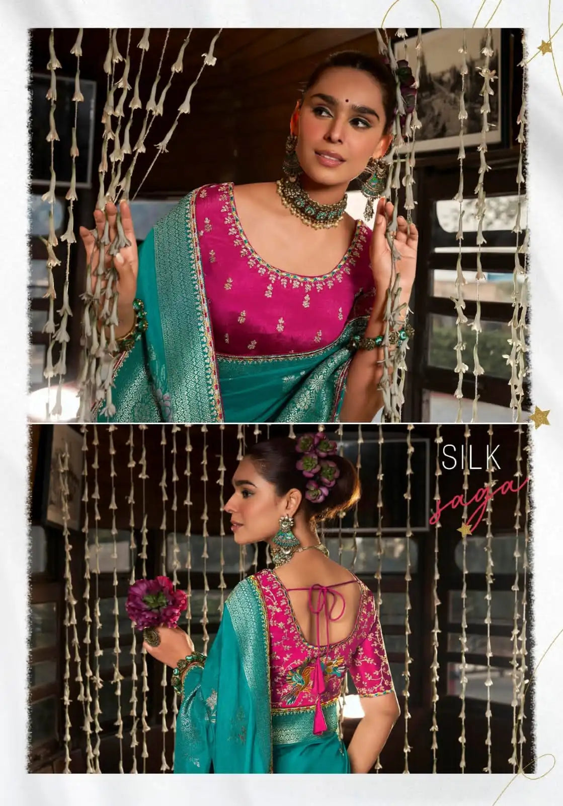 Kira Sarees Showcase The Luxurious Softness Of Dola Viscous Silk Enhanced By A 3D Weaved Pallu