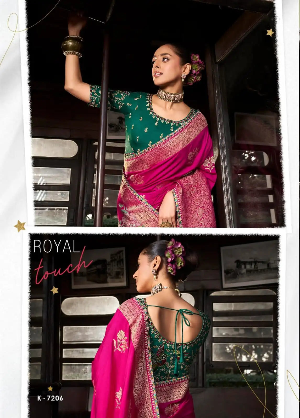Kira Sarees Showcase The Luxurious Softness Of Dola Viscous Silk Enhanced By A 3D Weaved Pallu