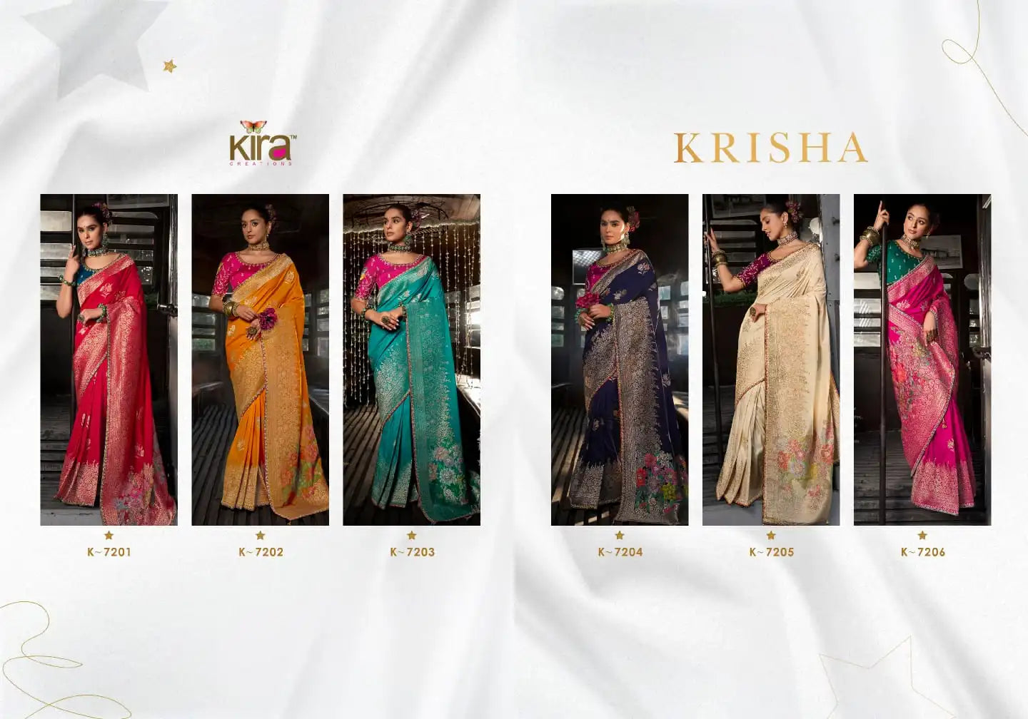 Kira Sarees Showcase The Luxurious Softness Of Dola Viscous Silk Enhanced By A 3D Weaved Pallu