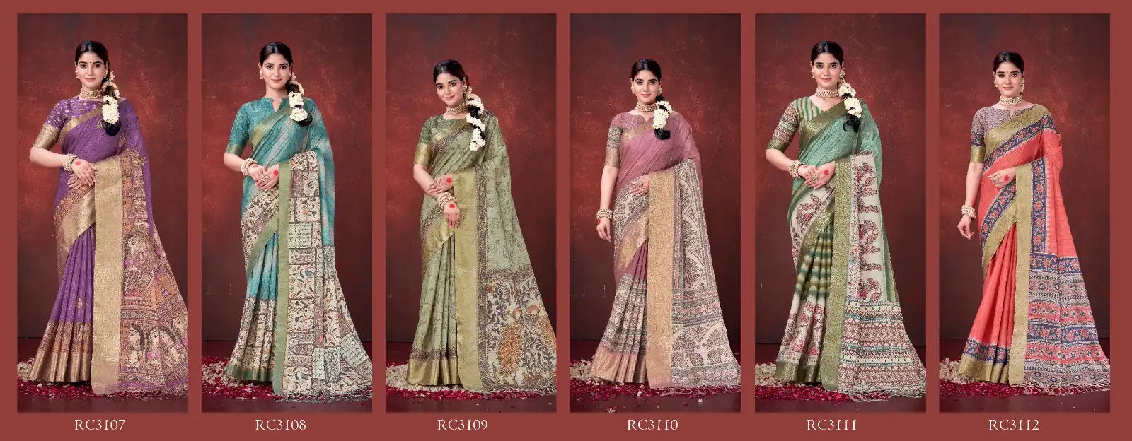 MAHOTSAV sarees crafted from Poly Habotai Silk combine A Smooth Lustrous Finish With Comfort