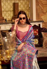 RajPath Fabrics Sarees Crafted From Premium Tissue Silk Offer A Luxurious Blend Of Softness