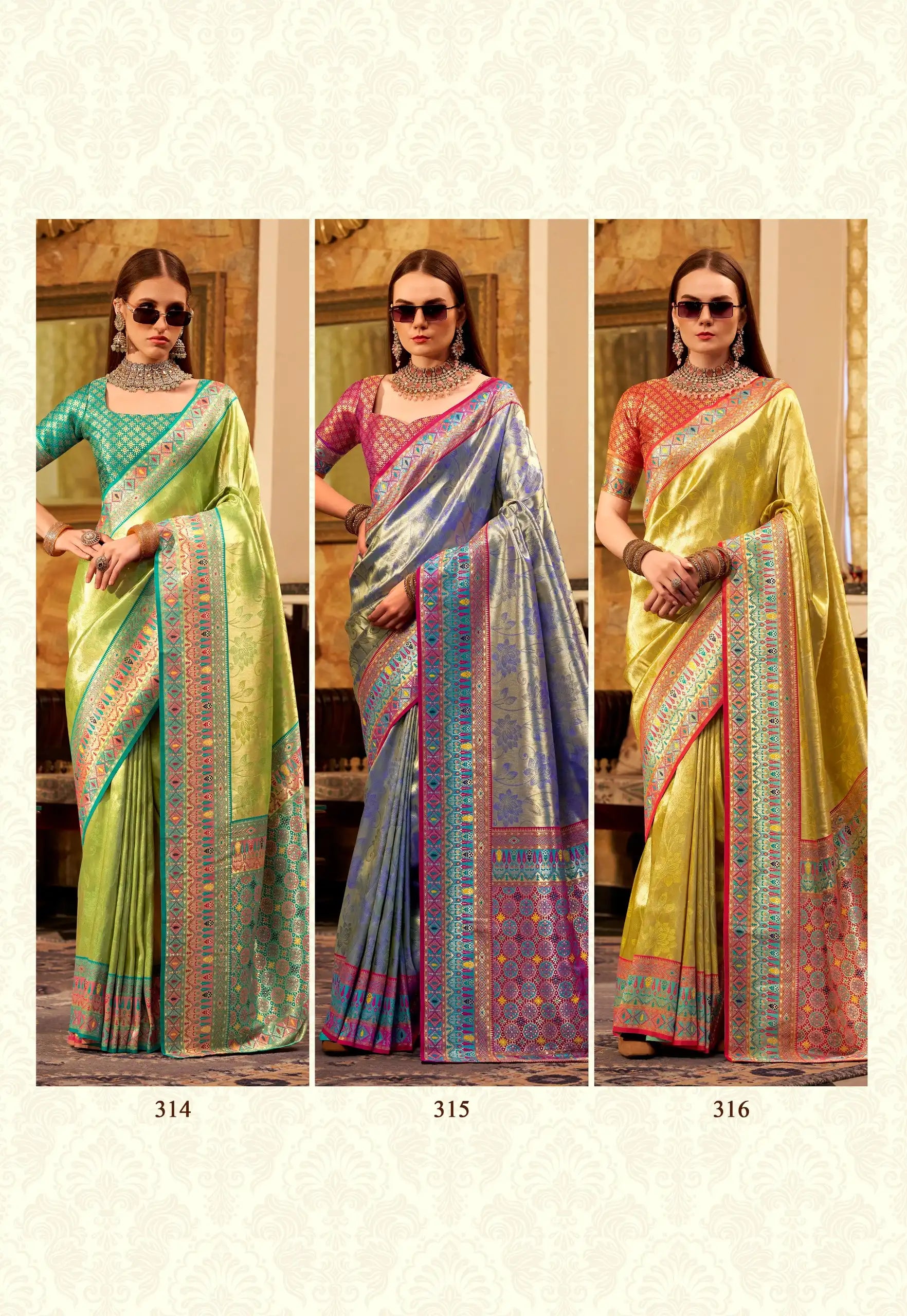 RajPath Fabrics Sarees Crafted From Premium Tissue Silk Offer A Luxurious Blend Of Softness