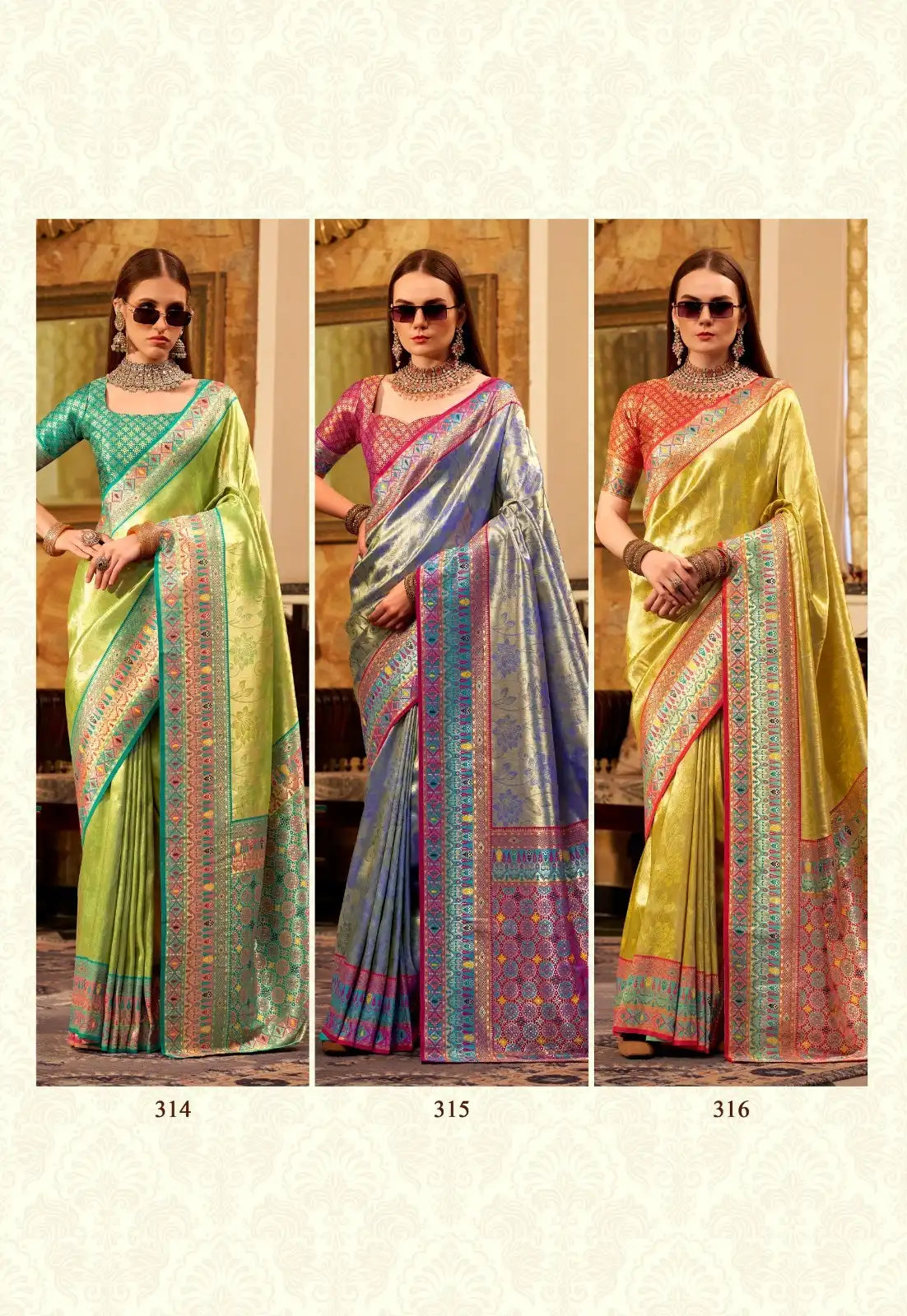 RajPath Fabrics Sarees Crafted From Tissue Silk Offer A Luxurious Blend Of Sheen And Lightweight Comfort