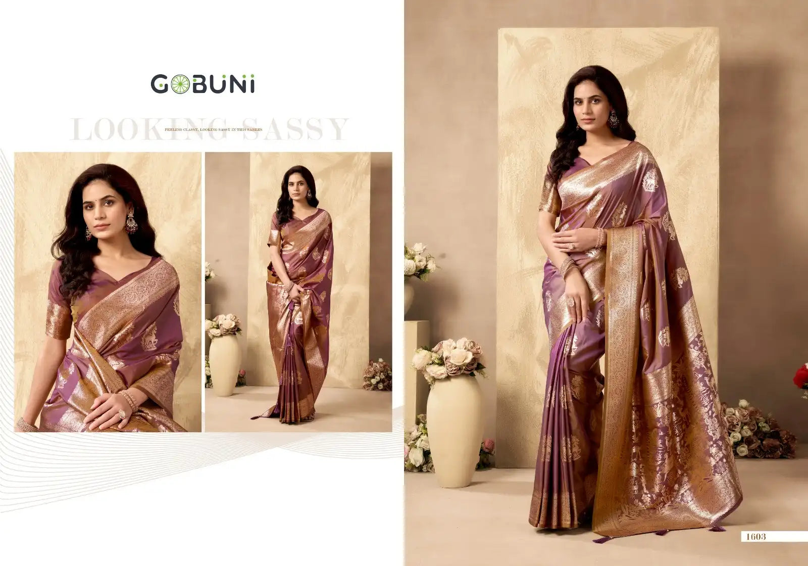 GOBUNI Sarees Showcase Exquisite Craftsmanship With Their Rich Pallu Silk Design Enhanced