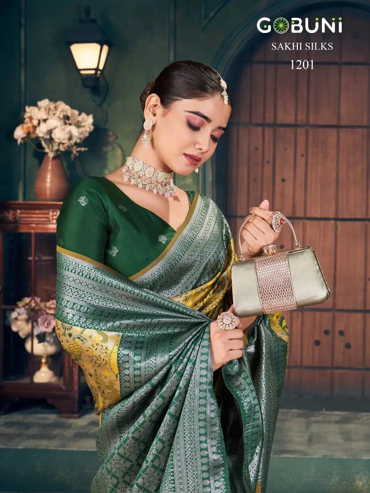 GOBUNI Sarees With Zari Silk Showcase Exquisite Craftsmanship Through Their Detailed Zari